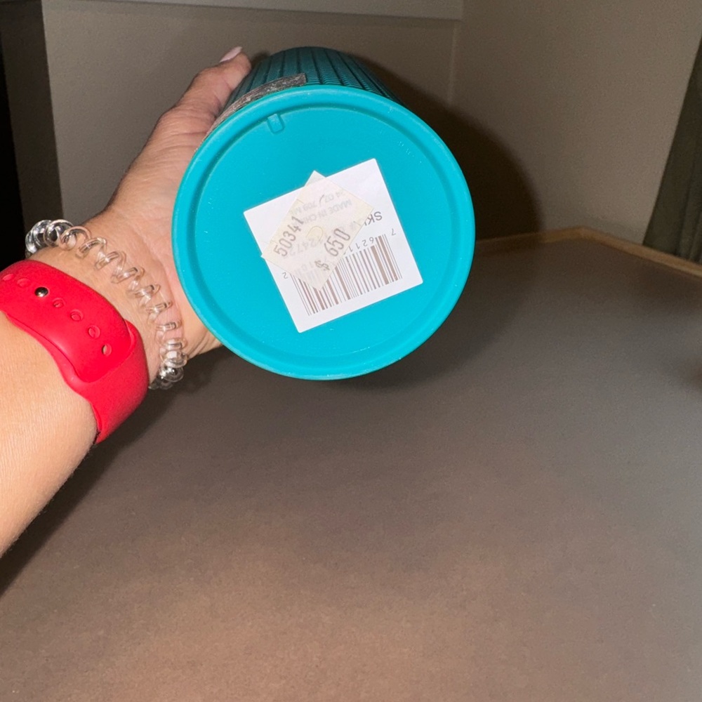 NEW Starbucks teal grid tumbler | MEXICO 2021 release - Picture 3 of 4